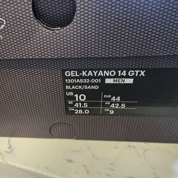 Asics x Beams - Gel-Kayano 14 GTX - Mens Size 10 - 1201A532-001 Hiking Trail NEW - Picture 13 of 15
